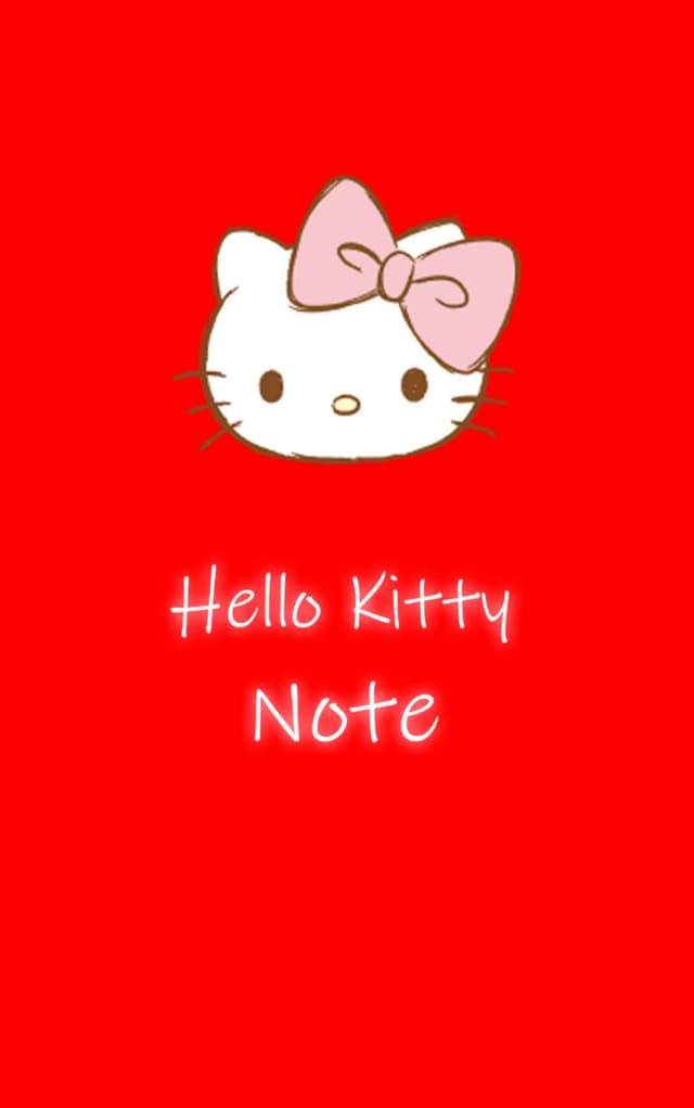 Hello Kitty Note App